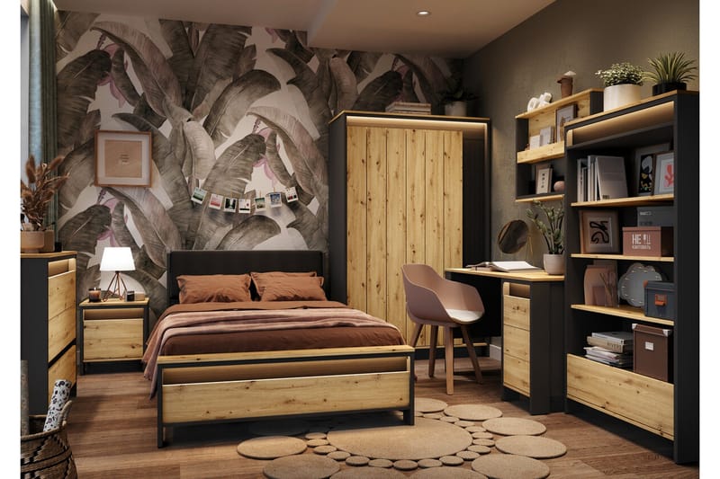 Rathmore Möbelset För Sovrum - Svart - Möbler - Möbelset - Möbelset för sovrum