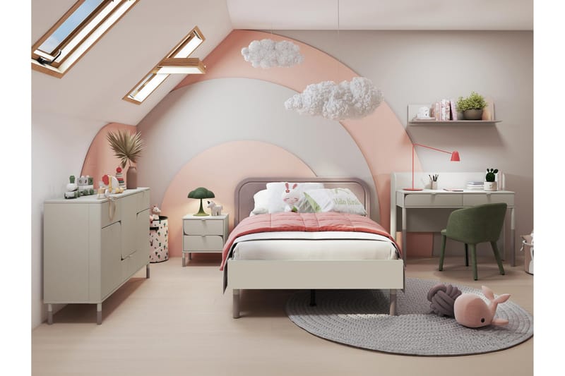 Monfort Möbelset För Sovrum - Beige - Möbler - Möbelset - Möbelset för sovrum