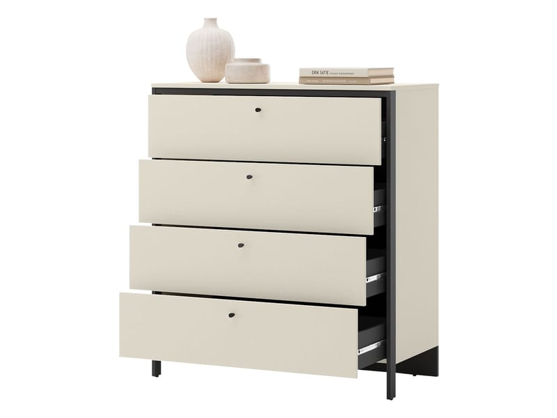 Navron Möbelset För Sovrum - Beige/Svart - Möbler - Möbelset - Möbelset för sovrum