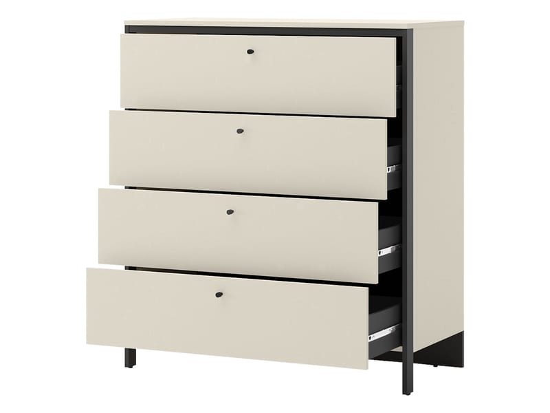 Navron Möbelset För Sovrum - Beige/Svart - Möbler - Möbelset - Möbelset för sovrum