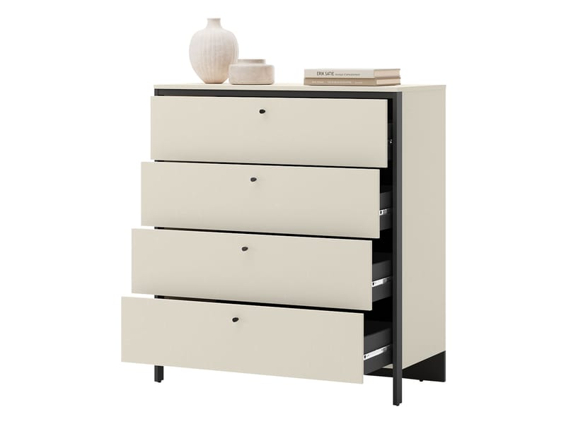 Navron Möbelset För Sovrum - Beige/Svart - Möbler - Möbelset - Möbelset för sovrum