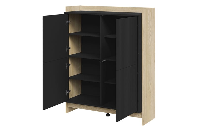 Polina Möbelset För Vardagsrum - Brun/Svart - Möbler - Möbelset - Möbelset för vardagsrum