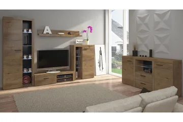 Rumba Soffgrupp - Beige/Brun - Möbler - Möbelset - Möbelset för vardagsrum
