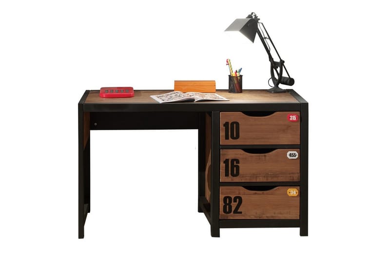 Säng med låda nattduksbord skrivbord garderob bokhylla Alex 2 dörrar - 2 dörrar - Möbler - Möbelset - Möbelset för sovrum