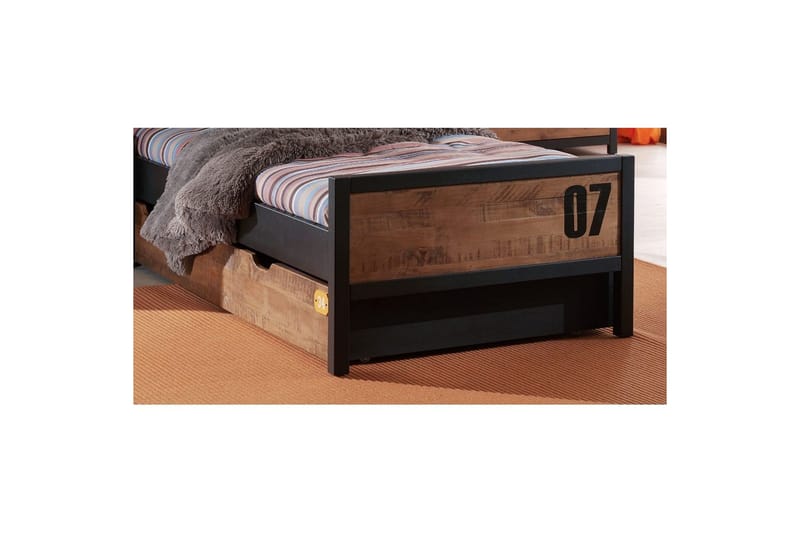 Säng med låda nattduksbord skrivbord garderob bokhylla Alex 2 dörrar - 2 dörrar - Möbler - Möbelset - Möbelset för sovrum