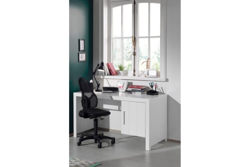 Säng med nattduksbord 2-dörrars garderob Skrivbord Låda Erik - Möbler - Möbelset - Möbelset för sovrum