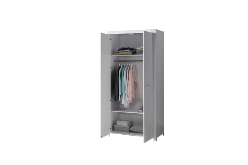 Säng med nattduksbord 2-dörrs garderob Erik - Möbler - Möbelset - Möbelset för sovrum