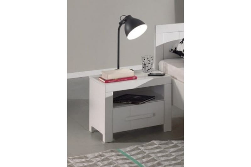 Säng med nattduksbord 3-dörrars garderob Skrivbord Låda Erik - Möbler - Möbelset - Möbelset för sovrum