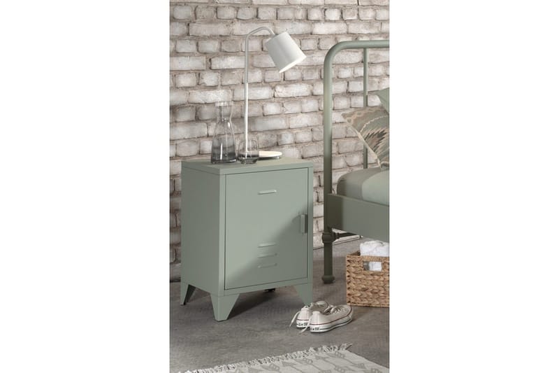 Säng med nattduksbord Bronxx Olivgrön - Olivgrön - Möbler - Möbelset - Möbelset för sovrum
