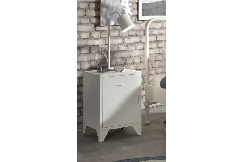 Säng med nattduksbord Bronxx Vit - Vit - Möbler - Möbelset - Möbelset för sovrum