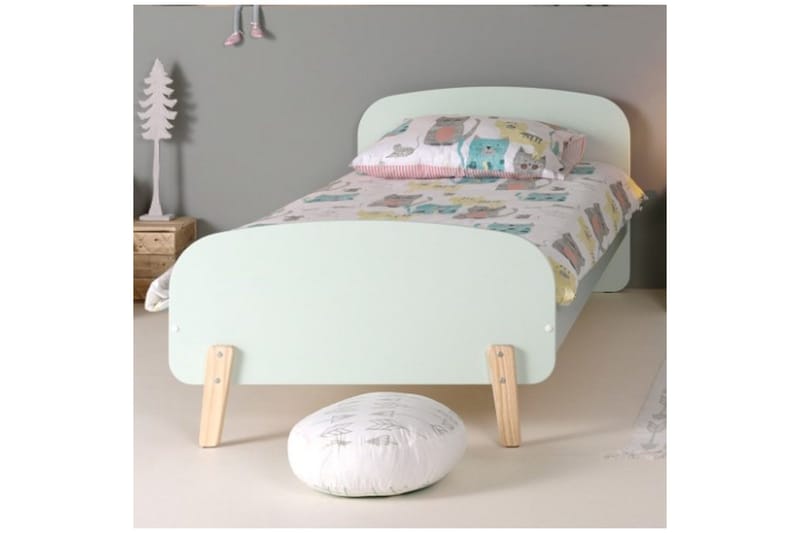 Säng med nattduksbord Kiddy Mintgrön - Mintgrön - Möbler - Möbelset - Möbelset för sovrum