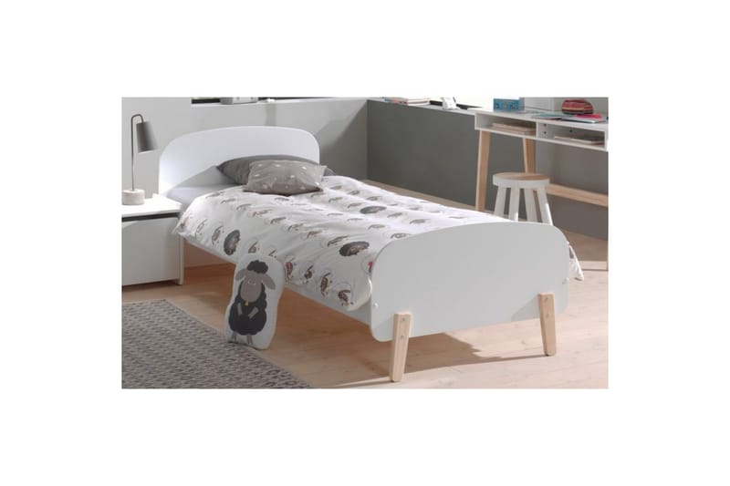 Säng med nattduksbord Kiddy Vit - Vit - Möbler - Möbelset - Möbelset för sovrum