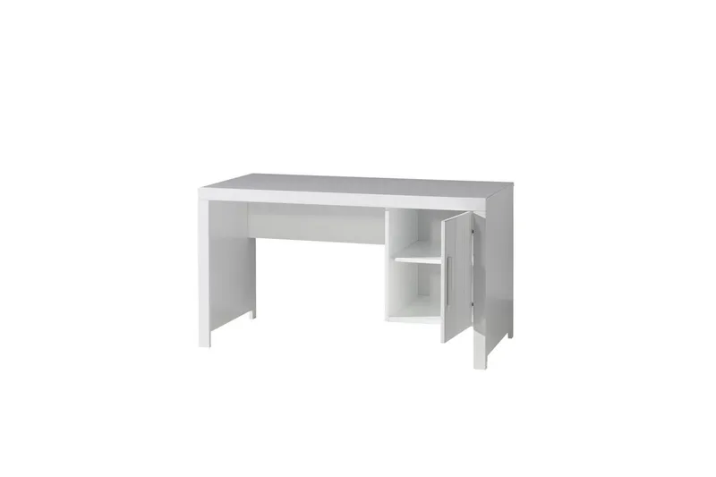 Säng med ribbotten nattduksbord 2-dörrars garderob skrivbord Erik - Möbler - Möbelset - Möbelset för sovrum