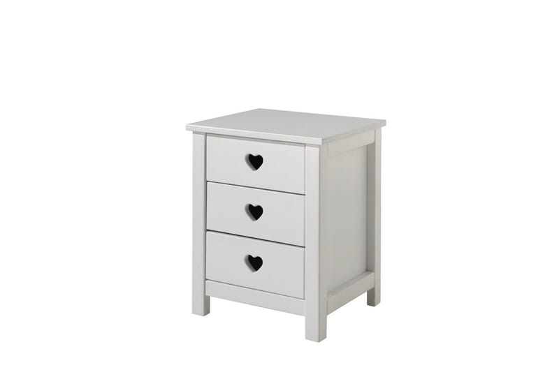 Säng med ribbotten nattduksbord garderob skrivbord Amori Vit 3-dörrar - 3-dörrar - Möbler - Möbelset - Möbelset för sovrum