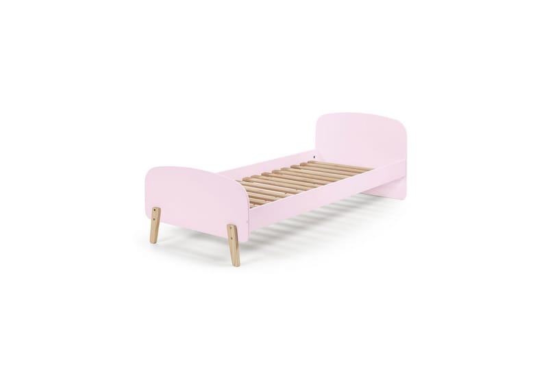 Säng med sängbord Vägg hyllor Kiddy Rosa - Rosa - Möbler - Möbelset - Möbelset för sovrum