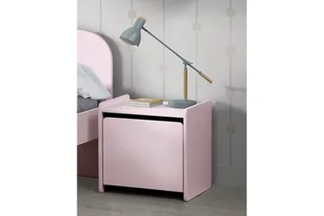 Säng med sängbord Vägg hyllor Kiddy Rosa - Rosa - Möbler - Möbelset - Möbelset för sovrum
