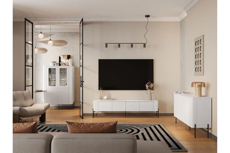 Sherie Möbelset För Vardagsrum - Beige - Möbler - Möbelset - Möbelset för vardagsrum