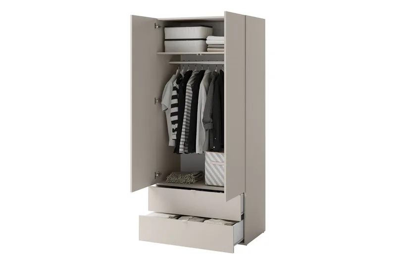 Sigmana Möbelset För Sovrum - Ljusgrå/Beige - Möbler - Möbelset - Möbelset för sovrum