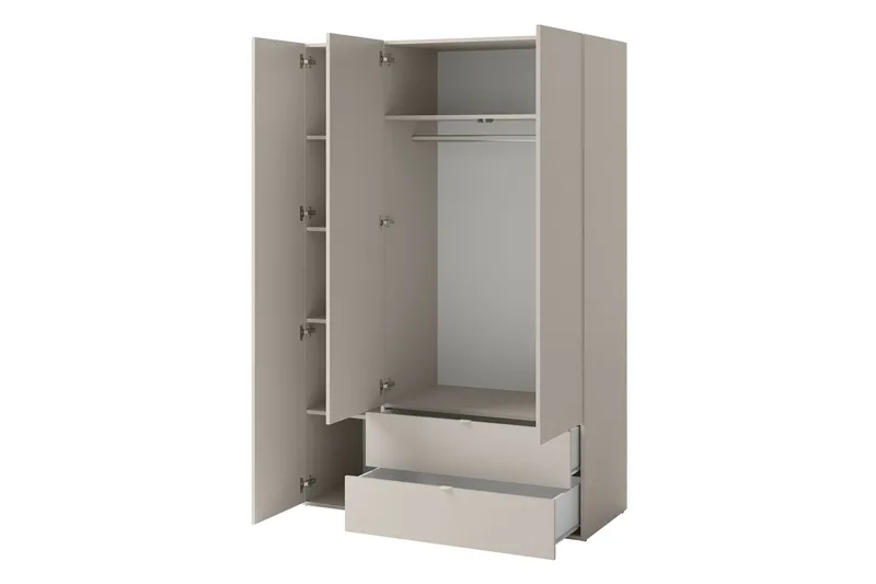 Sigmana Möbelset För Sovrum - Ljusgrå/Brun/Beige - Möbler - Möbelset - Möbelset för sovrum