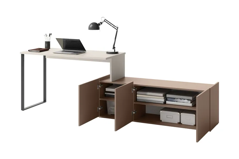 Sigmana Möbelset För Vardagsrum - Ljusgrå/Beige - Möbler - Möbelset - Möbelset för vardagsrum