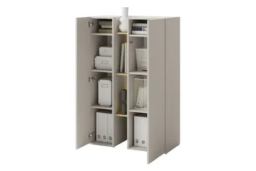 Sigmana Möbelset För Vardagsrum - Ljusgrå/Brun/Beige - Möbler - Möbelset - Möbelset för vardagsrum