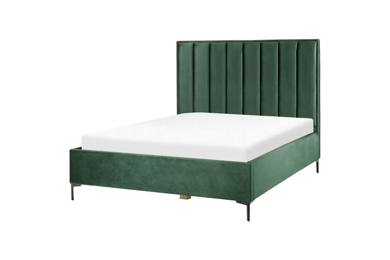 Sovrumsset Sezanne Grön/Svart, 160x200 cm, Sammet - Grön/Svart, 160x200 cm, Sammet - Möbler - Möbelset - Möbelset för sovrum