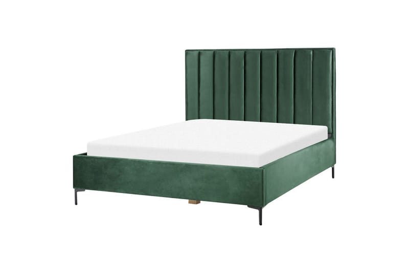 Sovrumsset Sezanne Grön/Svart, 180x200 cm, Sammet - Grön/Svart, 180x200 cm, Sammet - Möbler - Möbelset - Möbelset för sovrum