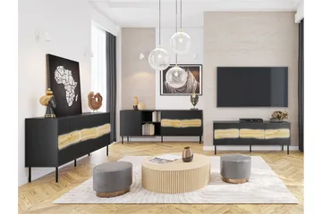 Stintino Möbelset För Vardagsrum - Beige/Brun - Möbler - Möbelset - Möbelset för vardagsrum