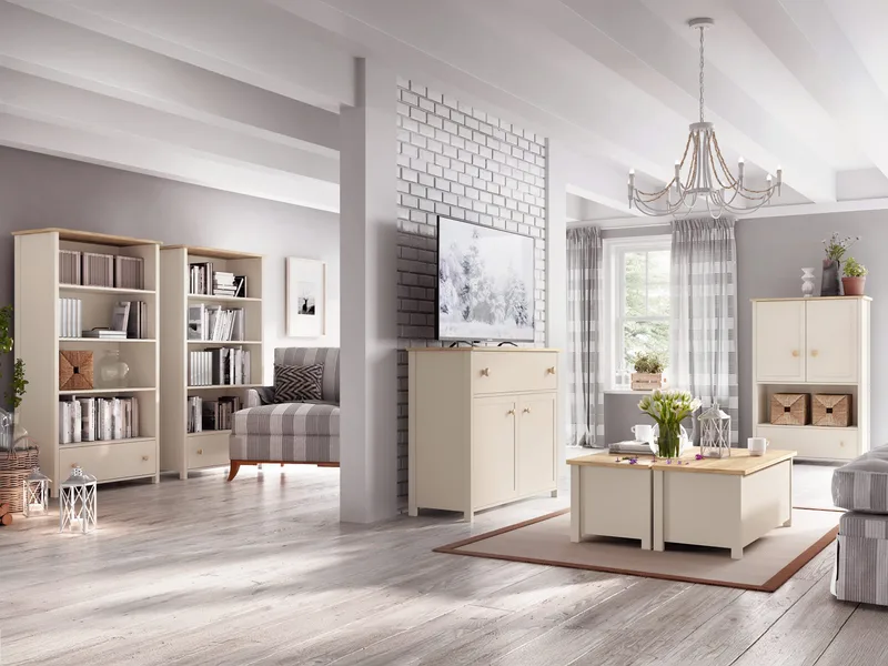 Storys Möbelset Vardagsrum - Beige, ek - Möbler - Möbelset - Möbelset för vardagsrum