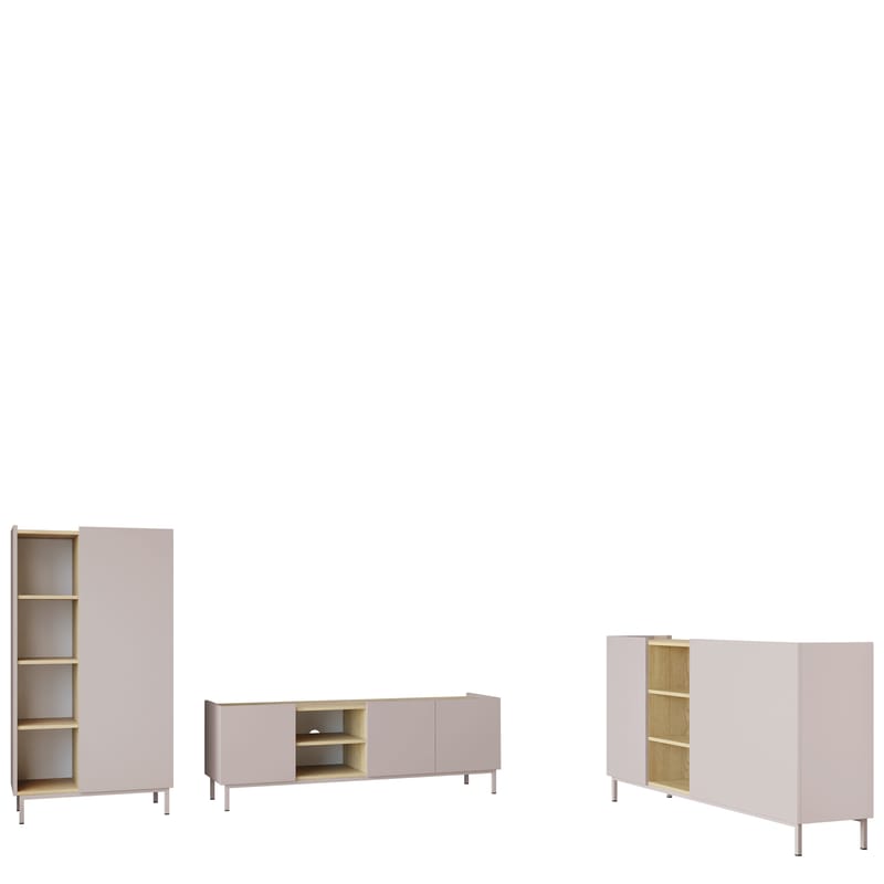 Tavrin Möbelset För Vardagsrum, Beige