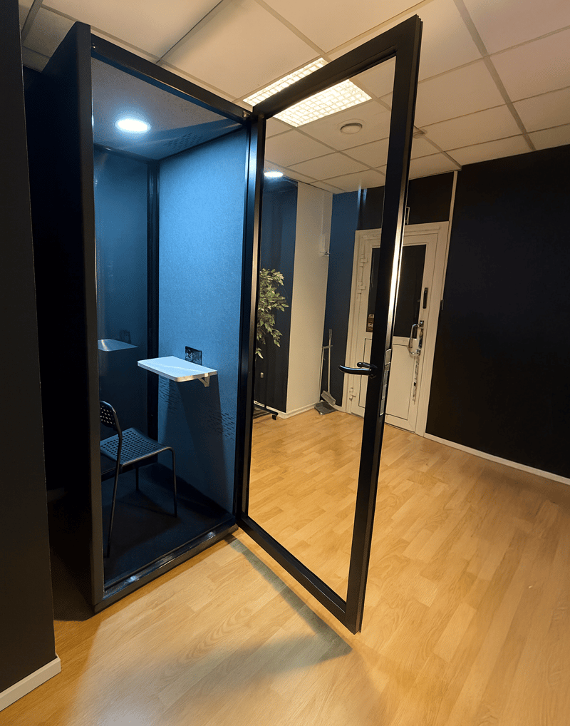 Telefonbås för kontor | 1 person | Ljudisolerat -30dB - Möbler - Möbelset - Möbelset för kontor