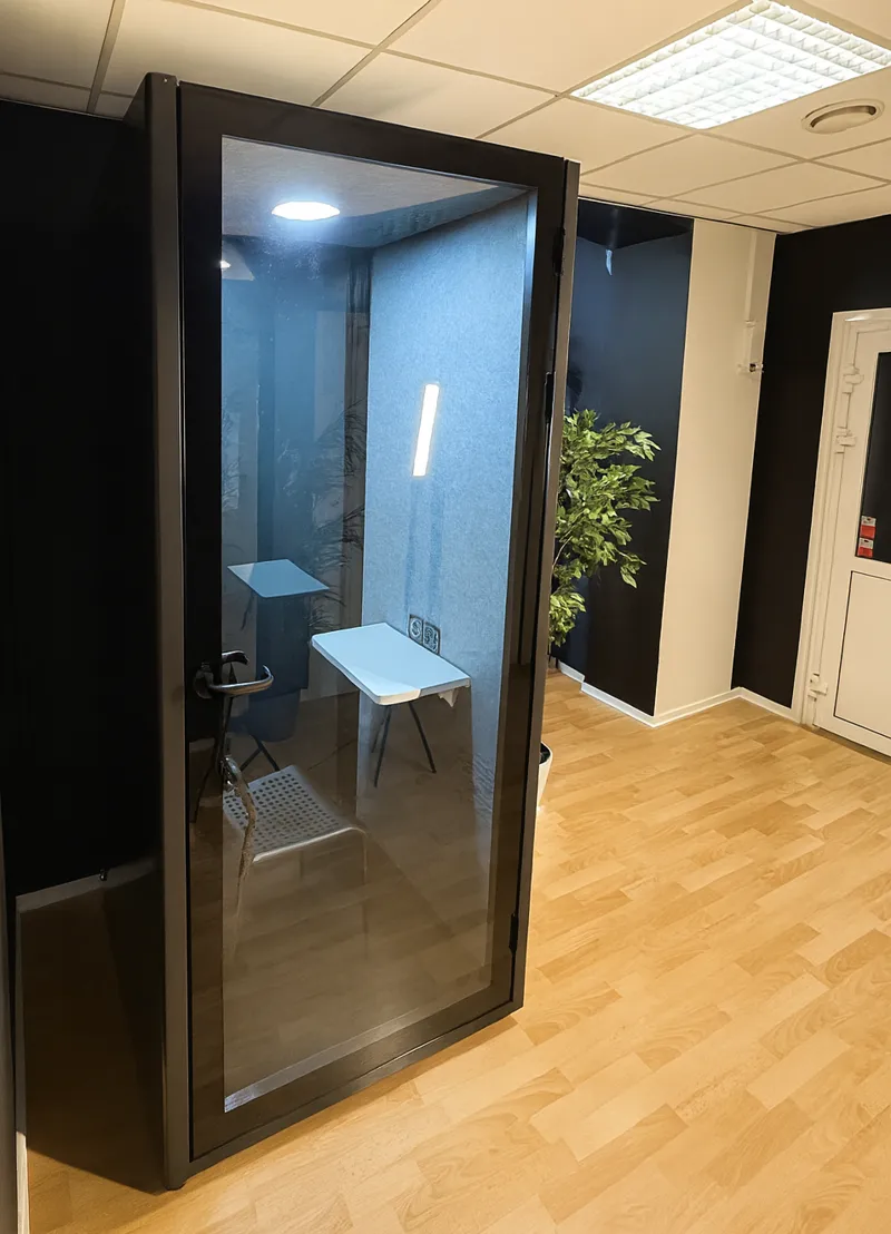 Telefonbås för kontor | 1 person | Ljudisolerat -30dB - Möbler - Möbelset - Möbelset för kontor