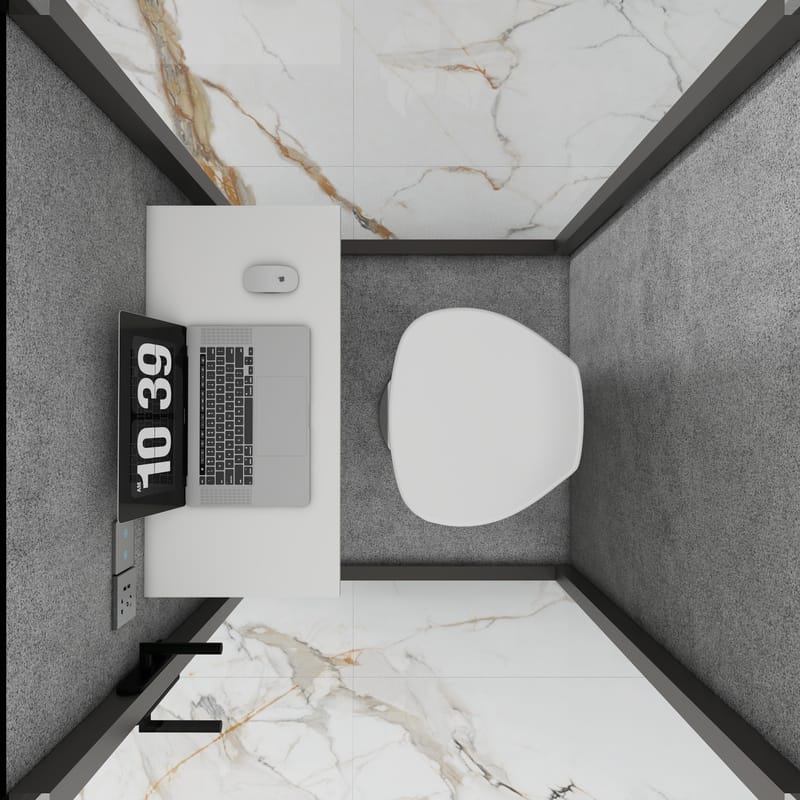 Telefonbås för kontor | 1 person | Ljudisolerat -30dB - Möbler - Möbelset - Möbelset för kontor