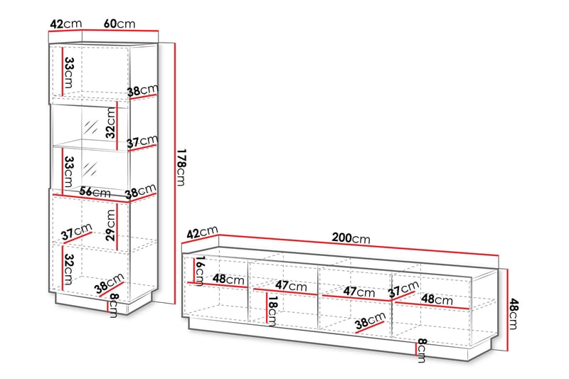 Torvalen Möbelset För Vardagsrum - Beige - Möbler - Möbelset - Möbelset för vardagsrum