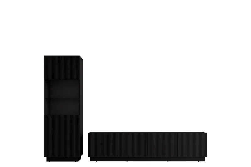 Torvalen Möbelset För Vardagsrum - Svart - Möbler - Möbelset - Möbelset för vardagsrum