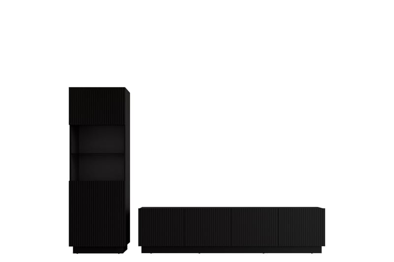 Torvalen Möbelset För Vardagsrum - Svart - Möbler - Möbelset - Möbelset för vardagsrum