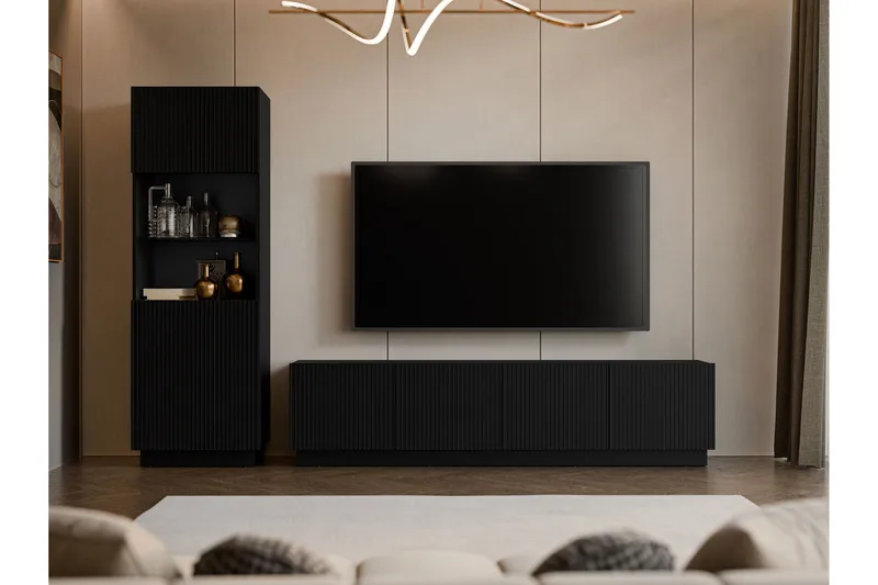Torvalen Möbelset För Vardagsrum - Svart - Möbler - Möbelset - Möbelset för vardagsrum