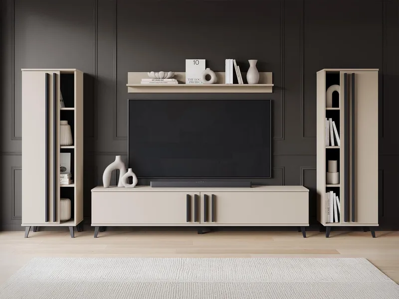 Torvos Möbelset För Vardagsrum - Beige - Möbler - Möbelset - Möbelset för vardagsrum