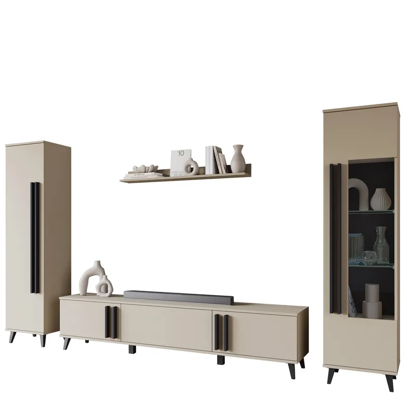 Torvos Möbelset För Vardagsrum, Beige