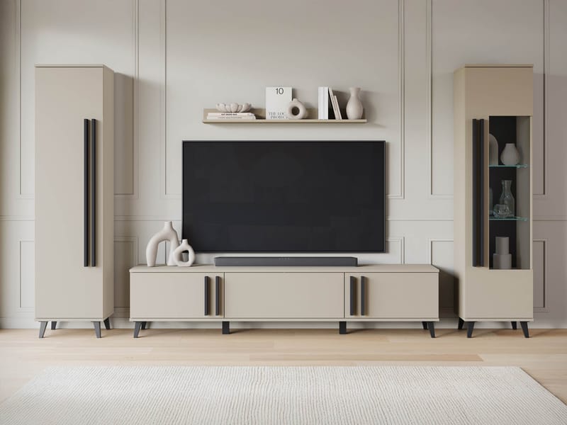 Torvos Möbelset För Vardagsrum - Beige - Möbler - Möbelset - Möbelset för vardagsrum