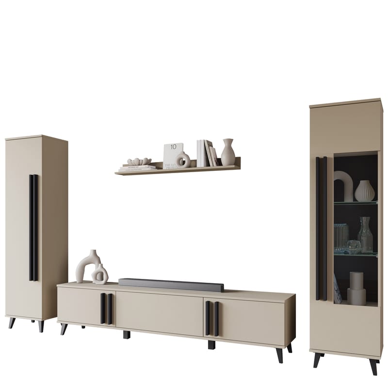 Torvos Möbelset För Vardagsrum, Beige