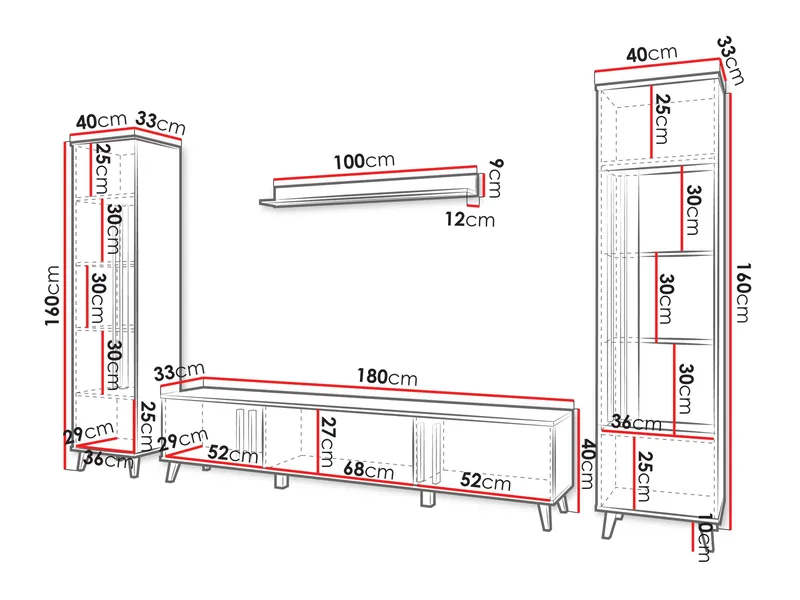 Torvos Möbelset För Vardagsrum - Beige - Möbler - Möbelset - Möbelset för vardagsrum