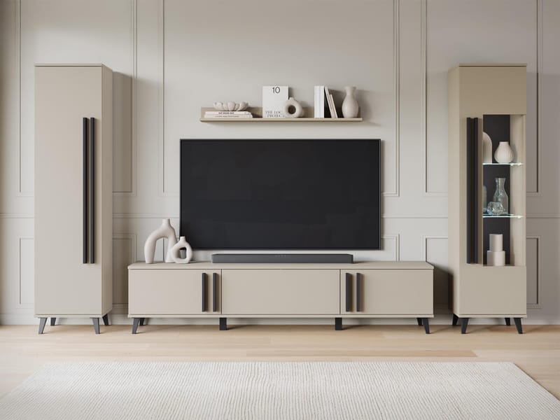 Torvos Möbelset För Vardagsrum - Beige - Möbler - Möbelset - Möbelset för vardagsrum