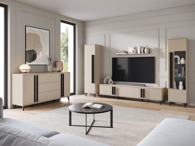 Torvos Möbelset För Vardagsrum - Beige - Möbler - Möbelset - Möbelset för vardagsrum