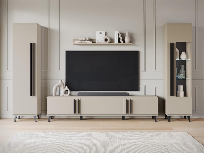 Torvos Möbelset För Vardagsrum - Beige - Möbler - Möbelset - Möbelset för vardagsrum