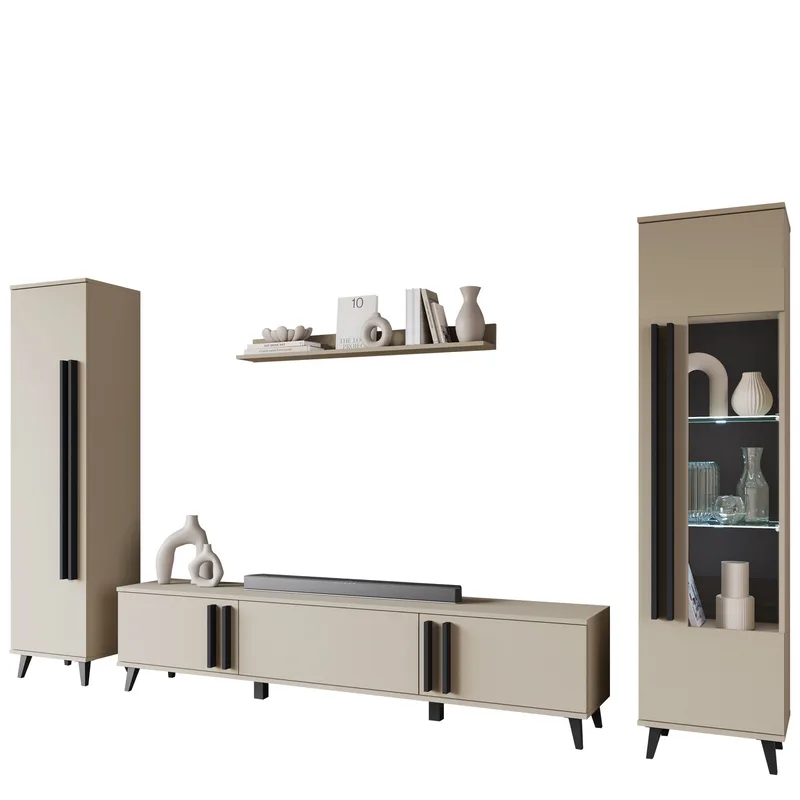 Torvos Möbelset För Vardagsrum - Beige - Möbler - Möbelset - Möbelset för vardagsrum