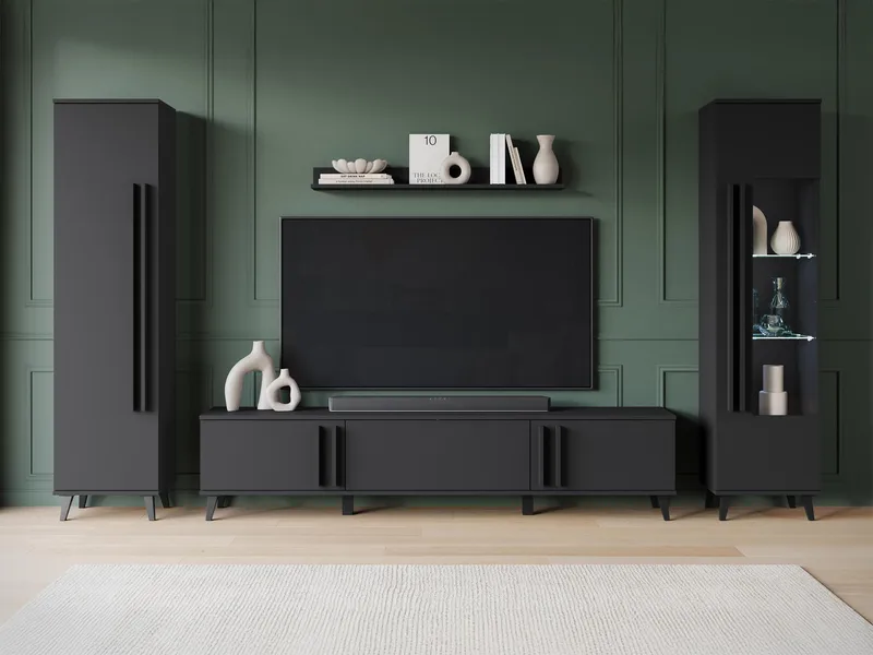 Torvos Möbelset För Vardagsrum - Svart - Möbler - Möbelset - Möbelset för vardagsrum