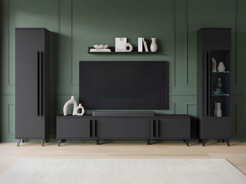 Torvos Möbelset För Vardagsrum - Svart - Möbler - Möbelset - Möbelset för vardagsrum