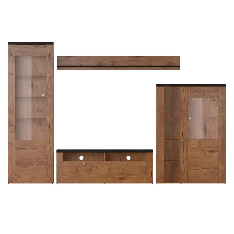 Väggenhet Larona (05+41+02+44) - Lefkas Ek - Touchwood - Möbler - Möbelset - Möbelset för vardagsrum