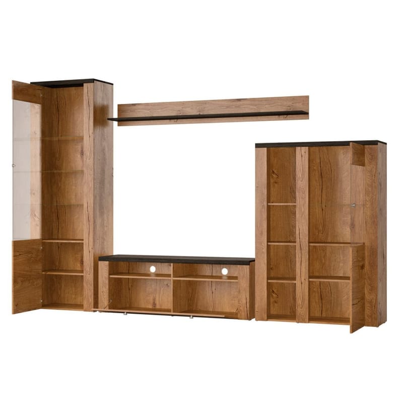 Väggenhet Larona (05+41+02+44) - Lefkas Ek - Touchwood - Möbler - Möbelset - Möbelset för vardagsrum